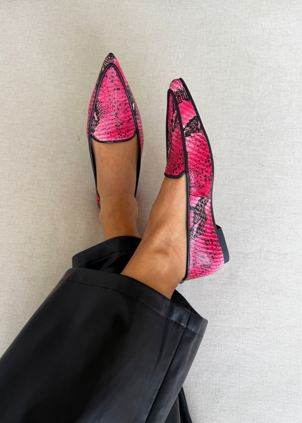 Mocasín Clementina Fucsia