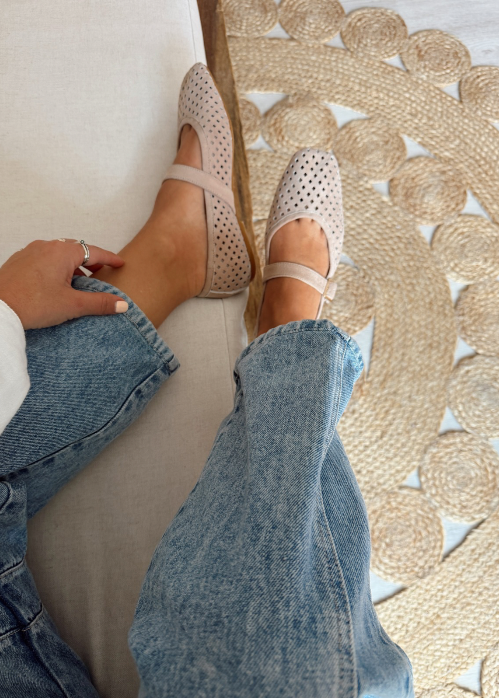 Baleta Luciana beige